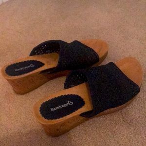 Baretraps sandals navy blue